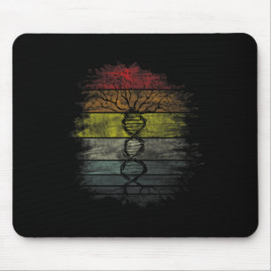 Hippie Retrowave Vintage Baumumarmer Goa Gothic Re Mousepad