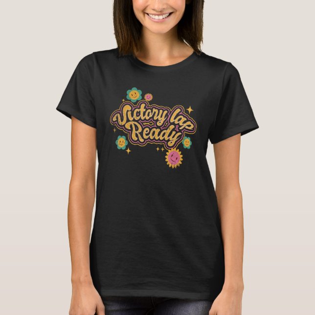 Hippie Smile Groovy Field Day Siegeslehrer T-Shirt (Vorderseite)