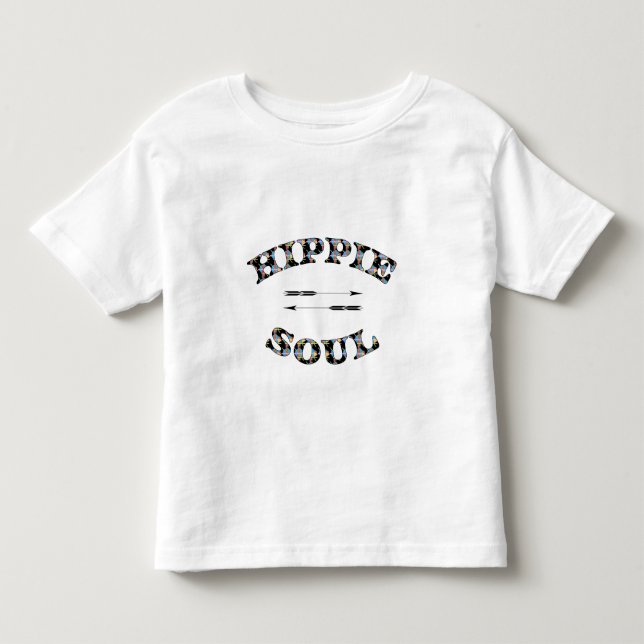 Hippie Soul 70er Unique Arrows Cool Trendy Kleinkind T-shirt (Vorderseite)