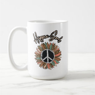 Hippie Soul Peace Signature Sonnenblume Kaffeetasse