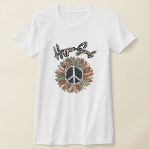 Hippie Soul Peace Signature Sonnenblume T-Shirt