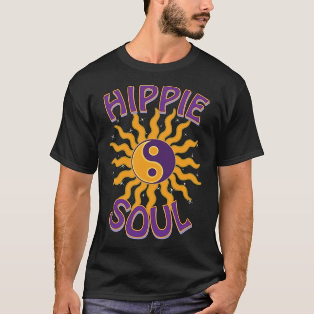 Hippie Soul - Yin Yang Sun T-Shirt (Vorderseite)