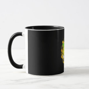 Hippie Sunflower Bees Tasse