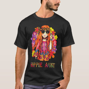 Hippie Tante Bleibe Trippy 70er Style Psychedelic T-Shirt