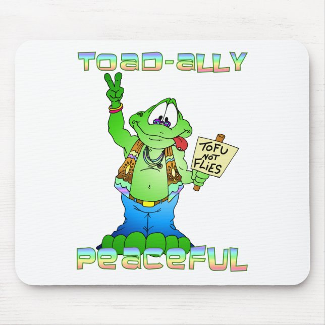 Hippie Toad Mousepad (Vorne)