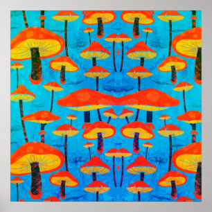 Hippie-Träumerisches Retro-Feeling, verzaubernde P Poster