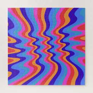 Hippie-Trippy-Retro-Hintergrundbild der 60er Jahre