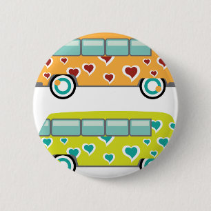 Hippie Van Button