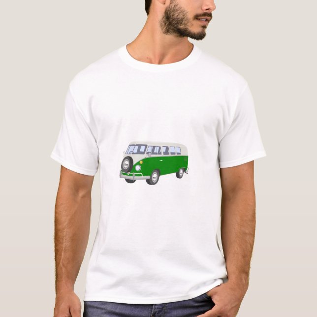 Hippie Van Green T-Shirt (Vorderseite)