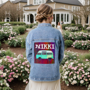 HIPPIE VAN PERSONALISIERT Denim Jacket Jeansjacke