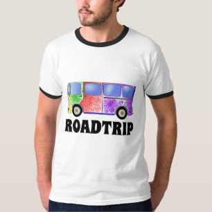 HIPPIE VAN RETRO 1960er T-Shirts, ROADTRIP T-Shirt