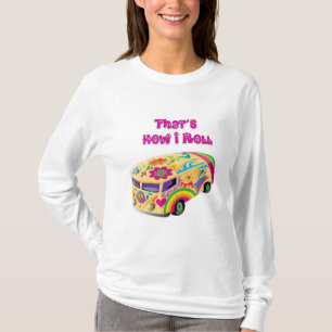 Hippie-Van Retro - wie ich rolle T-Shirt