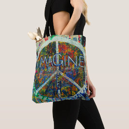 Hippie Wall Art Tasche