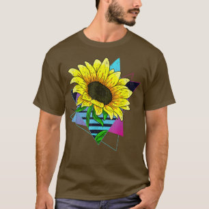Hippie Yellow Blumen Lover 80er Vaporwave Ästhetik T-Shirt