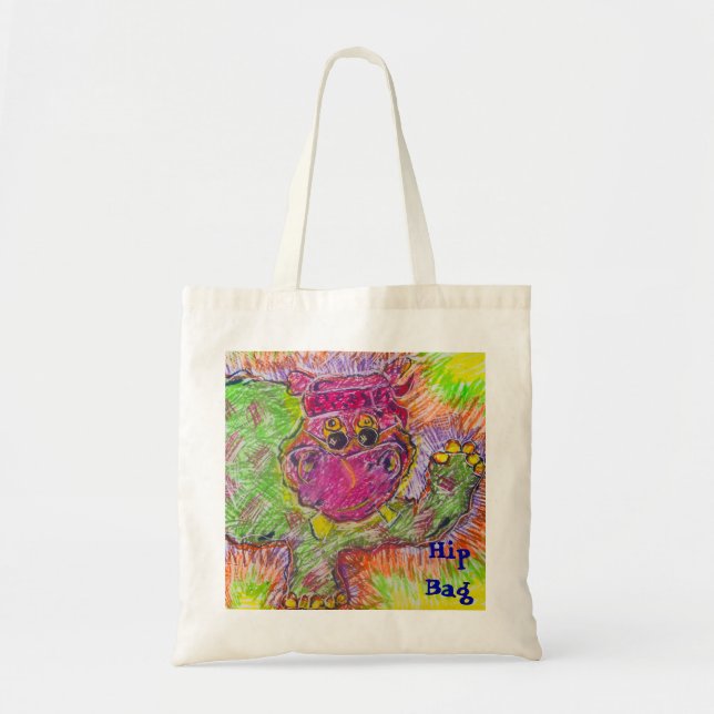 Hippiepotamos angesagte Tasche (Vorne)