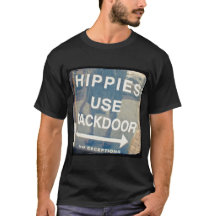 Hippies benutzt das T-Shirt der heimlichen Männer
