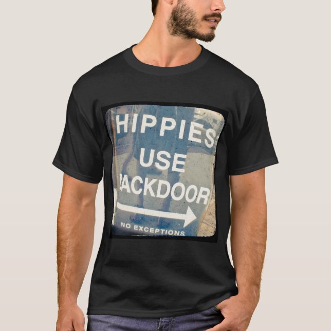Hippies benutzt das T-Shirt der heimlichen Männer (Vorderseite)