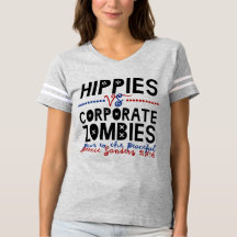 Hippies gegen Unternehmenszombies Bernie
