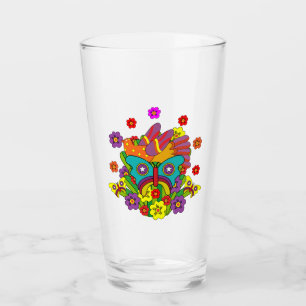 Hippies - Hippy-Blume-Power - Niedliche Hippies -  Glas