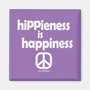 Hippiness ist das glückliche Magnet