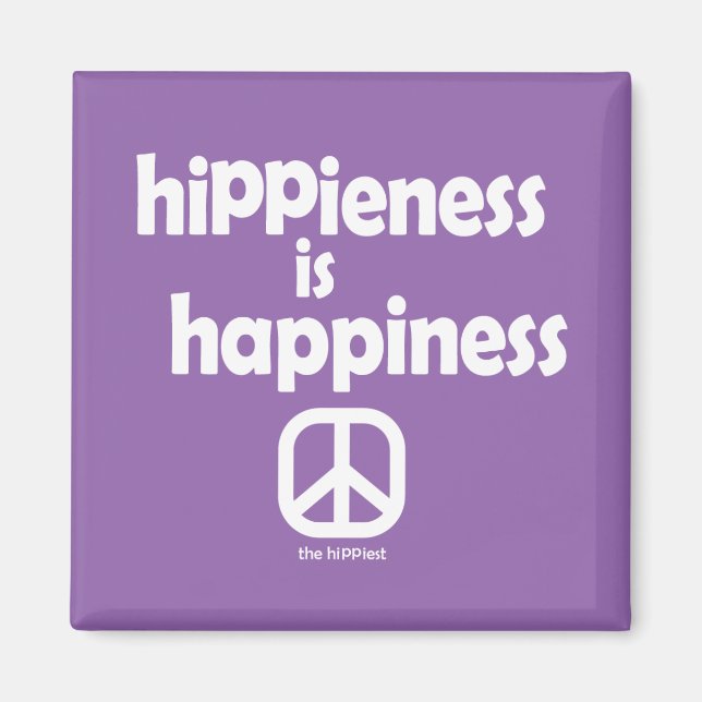 Hippiness ist das glückliche Magnet (Vorne)