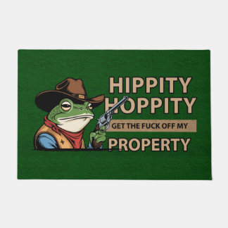 Hippity Hoppity Fußmatte – Lustige Willkommensmatt