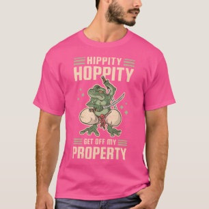Hippity-Hoppity-Hürde aus meinem Eigentum-Frosch T-Shirt