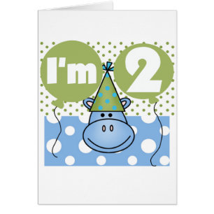 Hippo 2e Anniversaire Tshirts et cadeaux