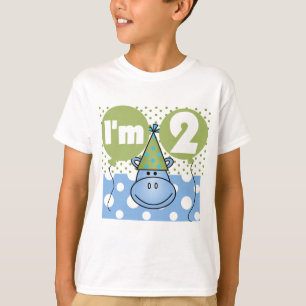 Hippo 2e Anniversaire Tshirts et cadeaux