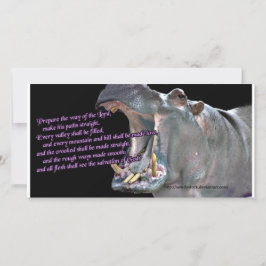 Hippo-Adventkarte