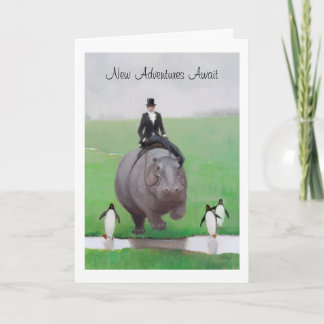 Hippo and Penguins Karte