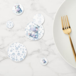 Hippo Baby Shower Confetti Konfetti