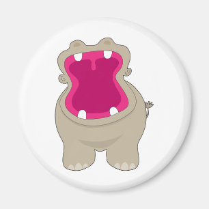 Hippo Big Mouth Magnet