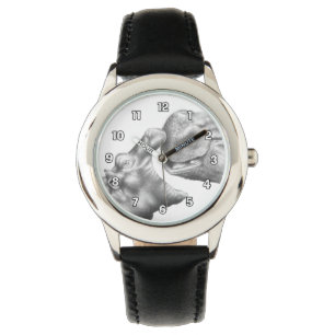 Hippo & Calf Watch Armbanduhr