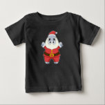 Hippo Christmas Santa Claus Baby T-shirt<br><div class="desc">Dieses Design ist das perfekte Geschenk für einen Geburtstag,  Weihnachten und andere Feiern. Es ist für Frauen,  Männer und Kinder geeignet.</div>