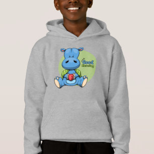 Hippo de dessin Sweat - shirt à capuche de bascu