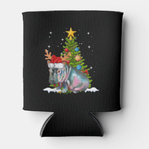 Hippo Fiona Christmas Tree Hippopotamus Dosenkühler