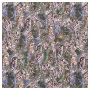 Hippo Foto Collage, Stoff