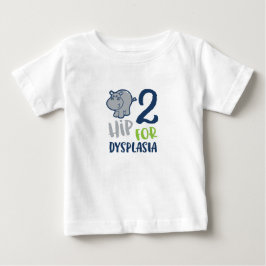Hippo für Angesagte Dysplasie Baby T-shirt
