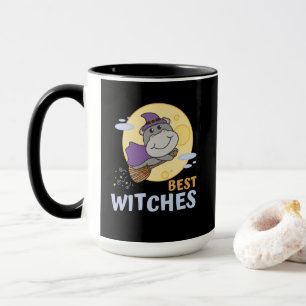 Hippo Halloween Hexenkind Hexen Hexen mit den best Tasse
