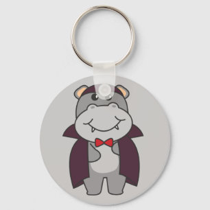 Hippo Halloween Niedlich Devil Vampire Kostüm Keyc Schlüsselanhänger