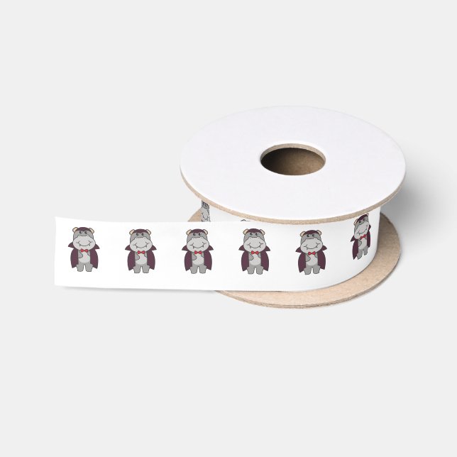 Hippo Halloween Niedlich Devil Vampire-Kostüm Satinband (Spule)