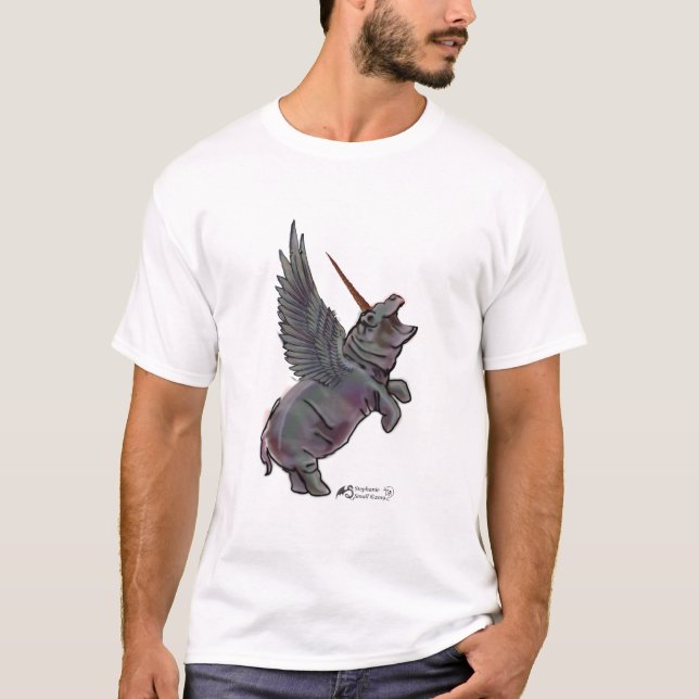 Hippo Hippos Hippopotamus House Blessing Tawerbe T-Shirt (Vorderseite)