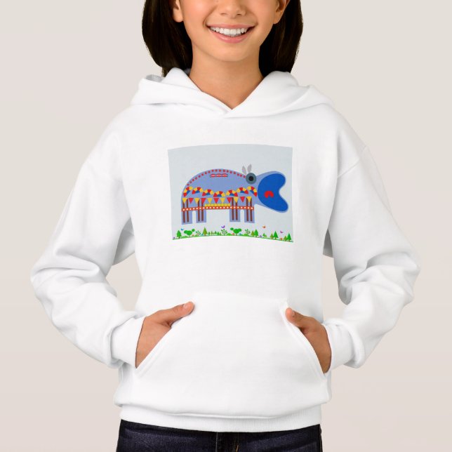Hippo Hoodie (Vorderseite)