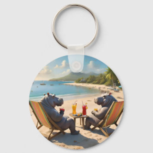 Hippo Hour: Strandcocktails und gute Zeiten, Schlüsselanhänger