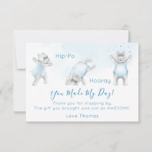 Hippo Hurra Purzelbaum Danke