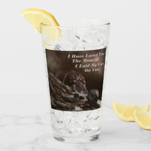 Hippo Love Notes, Anniversaire Boire du verre