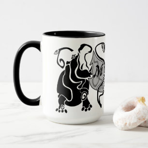 Hippo Monogramm Tasse