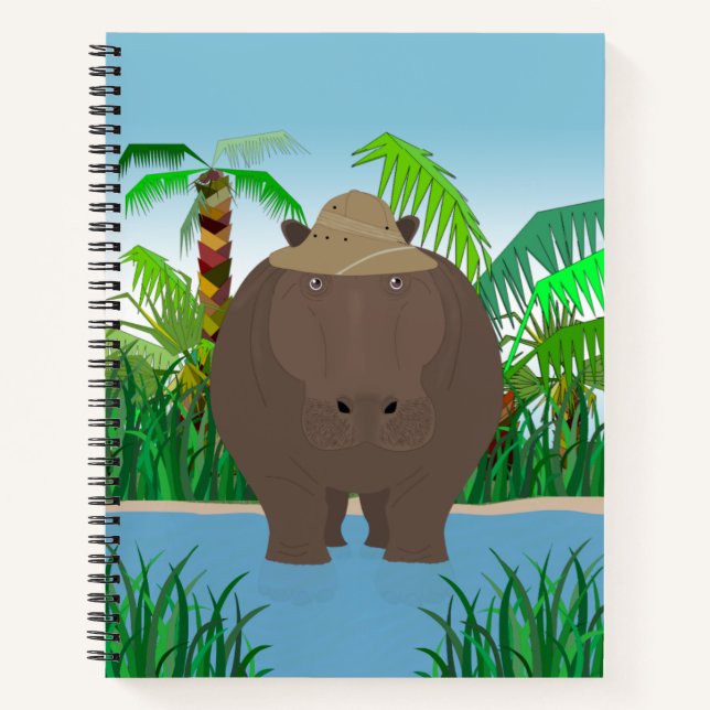 Hippo-Notebook Notizbuch (Vorderseite)