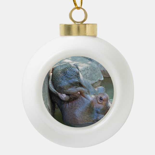 Hippo Ornament (Vorderseite)